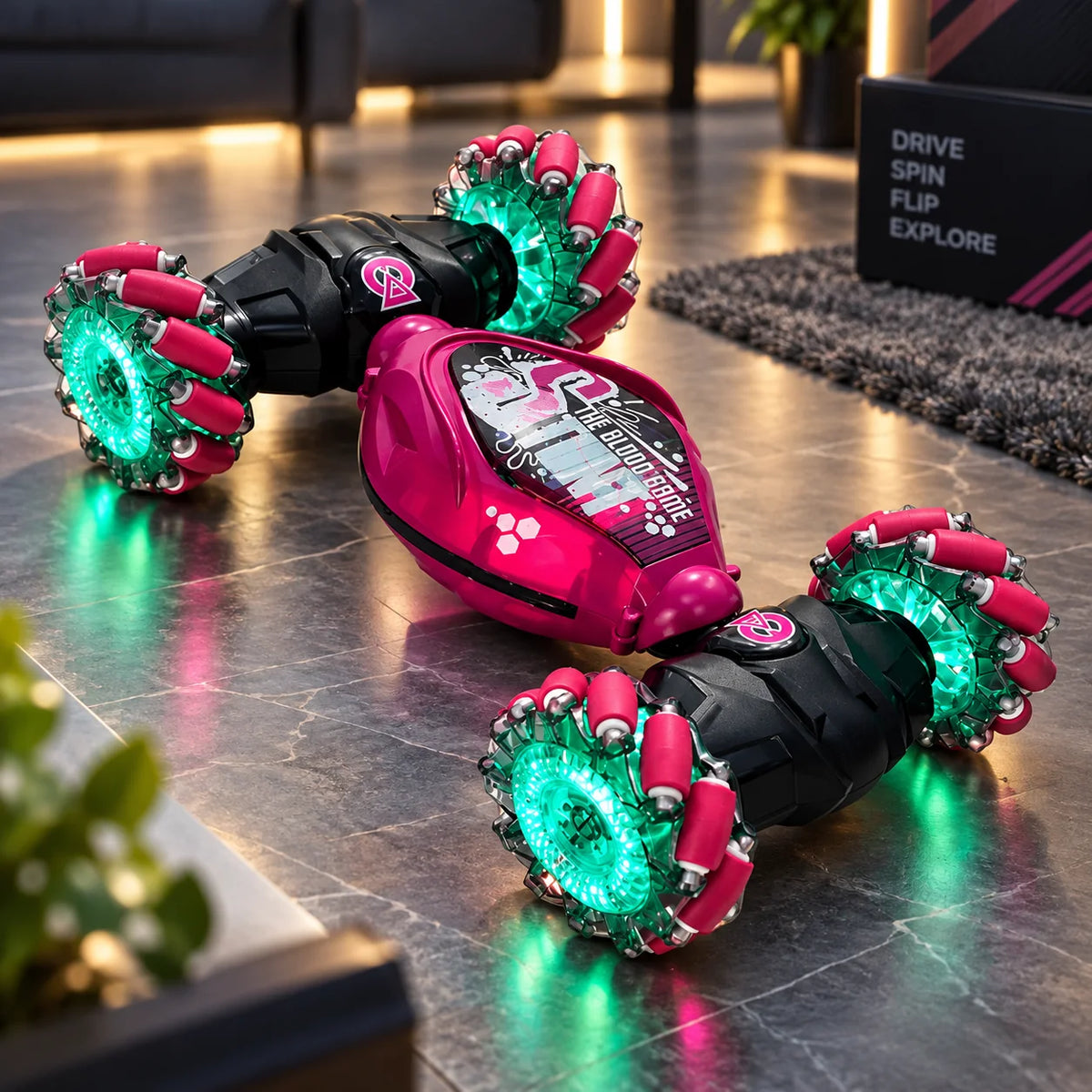 RC Stunt Car Gesture & Remote Control 360 Spins