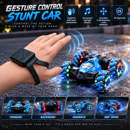 RC Stunt Car Gesture & Remote Control 360 Spins