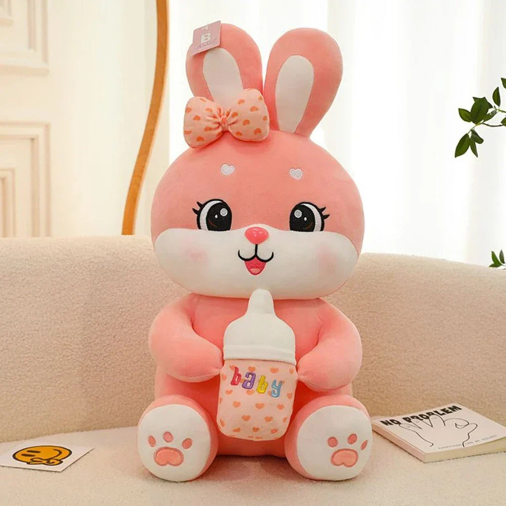 Rabbit Plush Toy Cotton Seated 17.7-Inch Tall