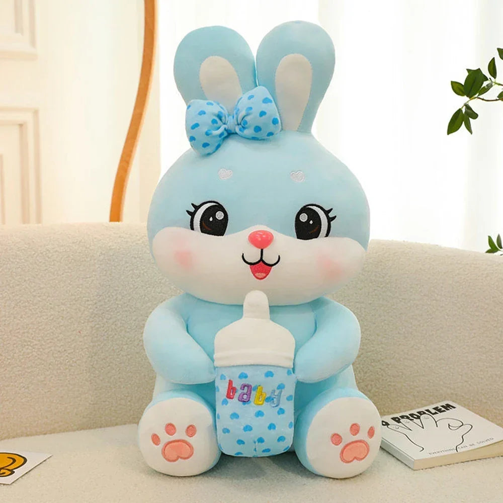 Rabbit Plush Toy Cotton Seated 17.7-Inch Tall