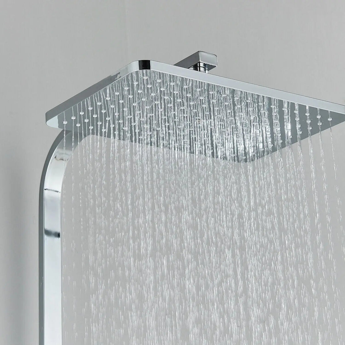 Rain Shower Set Adjustable Height & 4 Spray Functions
