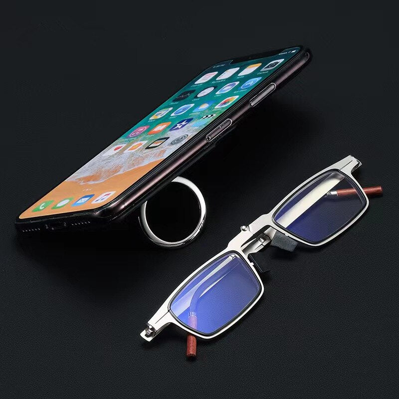 Reading Glasses Foldable Sticky Surface