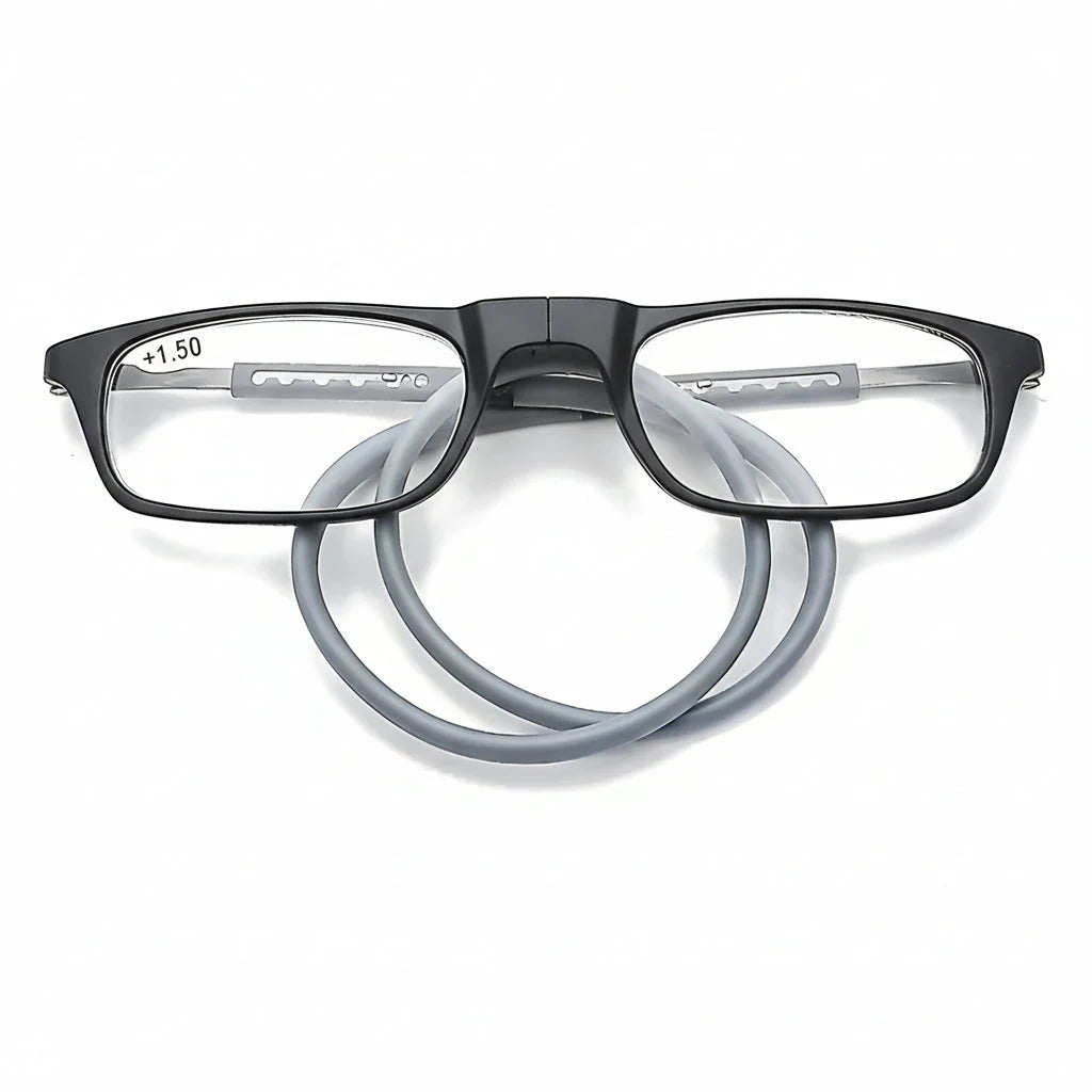 Reading Glasses Magnetic Closure & Neck Cord Ultra-Light