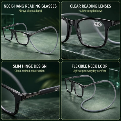 Reading Glasses Magnetic Front Bridge Lightweight Frame