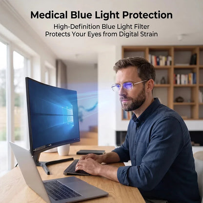 Reading Glasses Photochromic Blue Light & UV Protection