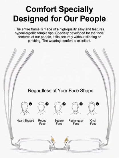Reading Glasses Photochromic Blue Light & UV Protection