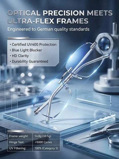 Reading Glasses Photochromic Blue Light & UV Protection