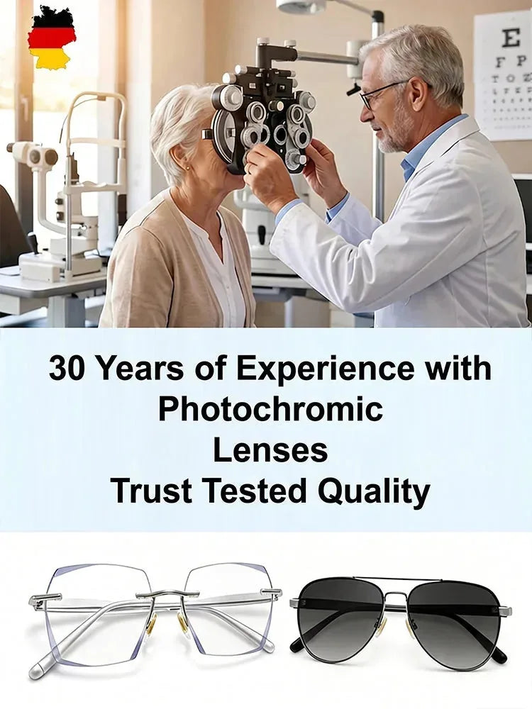 Reading Glasses Photochromic Blue Light & UV Protection