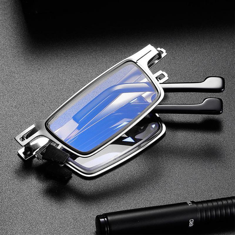 Reading Glasses Titanium Foldable Blue Light Filter