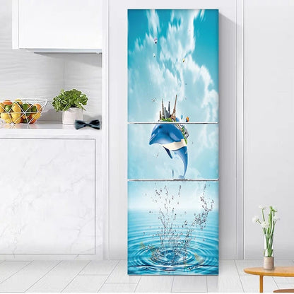 Refrigerator Sticker Self-Adhesive Waterproof PVC