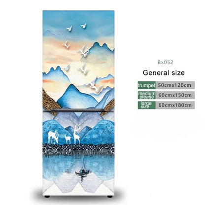 Refrigerator Sticker Self-Adhesive Waterproof PVC
