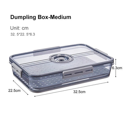 Refrigerator Storage Box Transparent Lidded Plastic