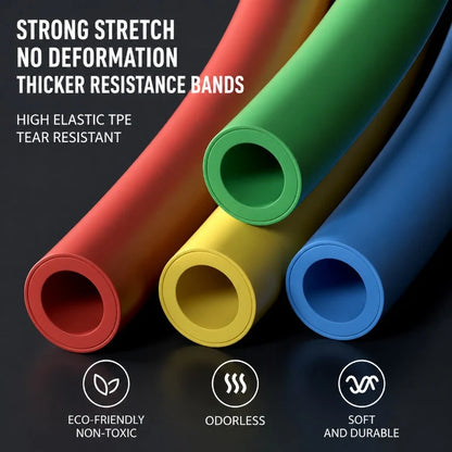 Resistance Band Set Stackable Adjustable Full-Body Training