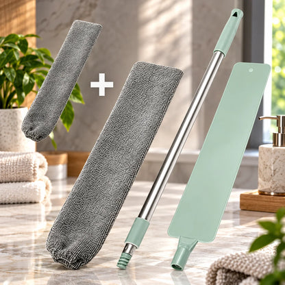 Retractable Gap Duster Bendable Flat Head Washable Microfiber Sleeve