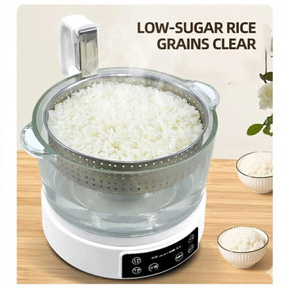 Rice Cooker Low-Starch Cooking 3.17 Qt Capacity