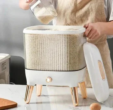 Rice Dispenser Automatic Measuring Cup 22 Lb Capacity