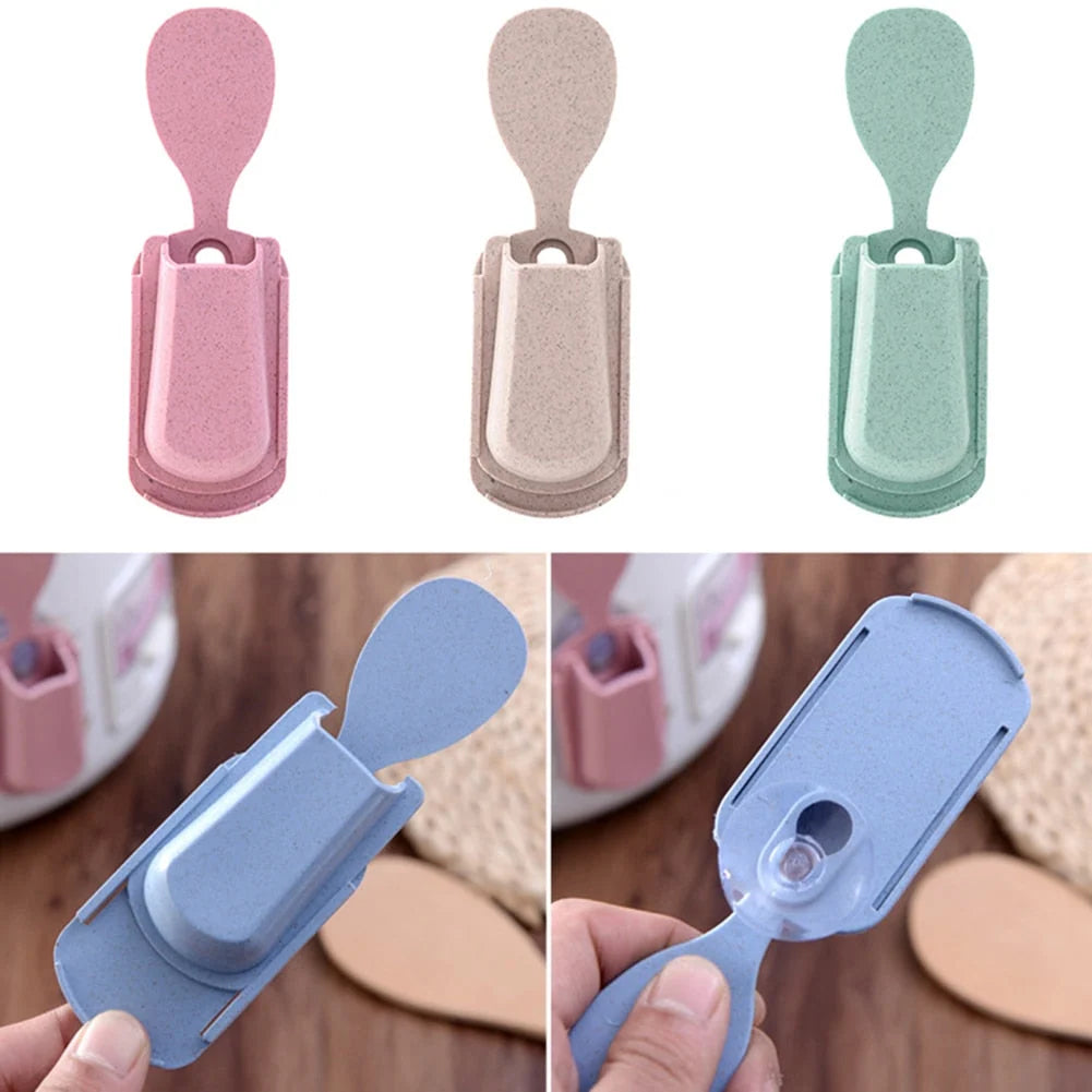 Rice Paddle Anti-Stick Wall-Mounted Storage