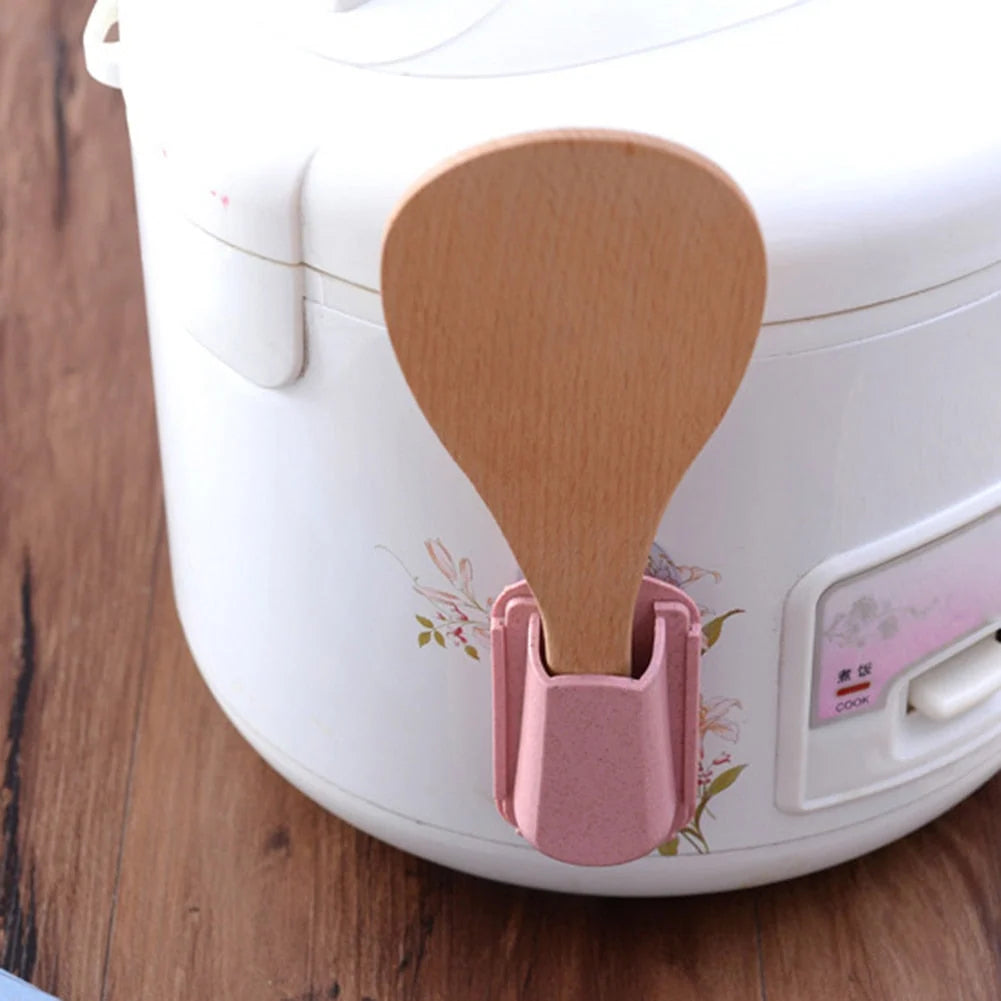 Rice Paddle Anti-Stick Wall-Mounted Storage