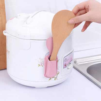 Rice Paddle Anti-Stick Wall-Mounted Storage