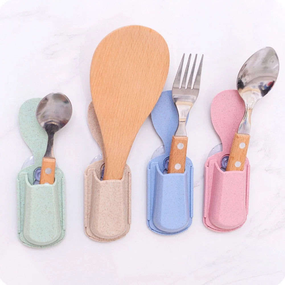 Rice Paddle Anti-Stick Wall-Mounted Storage