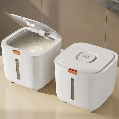 Rice Storage Bin Sealed Flip Lid 11–22 lb Capacity