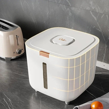 Rice Storage Bin Sealed Flip Lid 11–22 lb Capacity