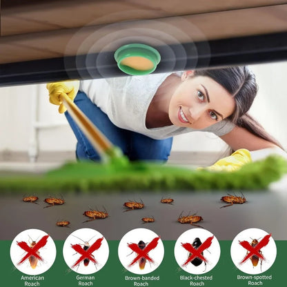 Roach Bait Discs Enclosed Odorless Boric Acid Formula
