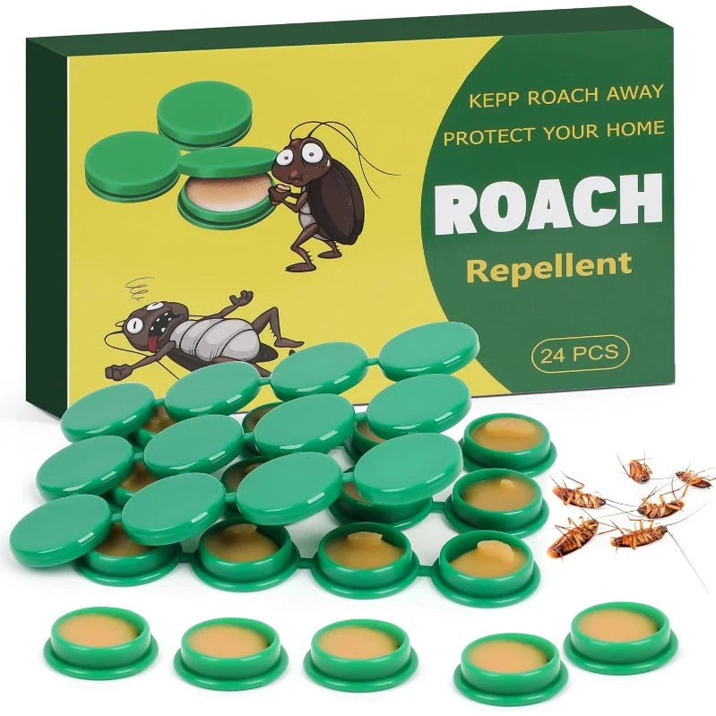 Roach Bait Discs Enclosed Odorless Boric Acid Formula