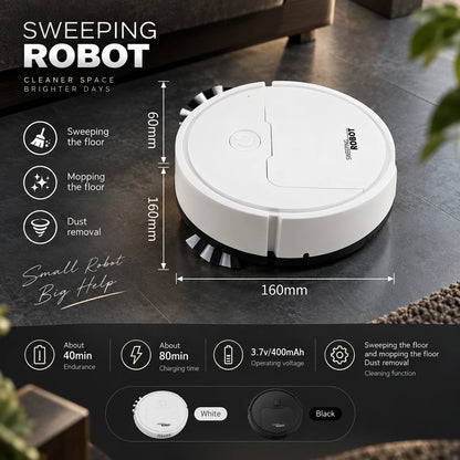 Robot Vacuum Low-Profile & Quiet 30 Minute Runtime