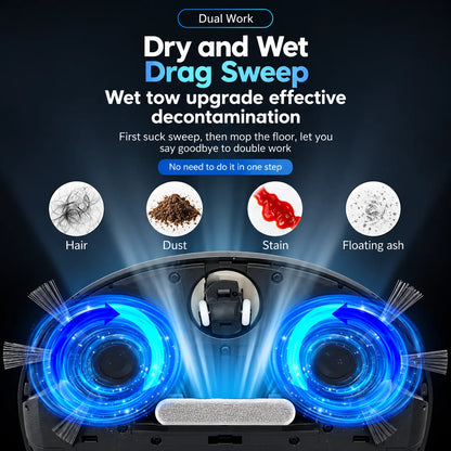 Robot Vacuum Low-Profile & Quiet 30 Minute Runtime