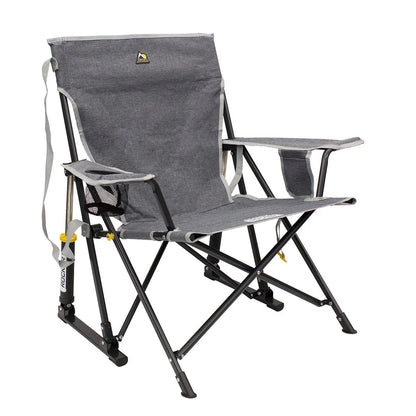 Rocking Camp Chair Spring-Action Beverage Holder & Phone Pocket
