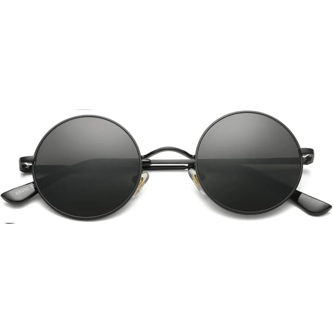 Round Sunglasses Polarized Full UV Protection Lightweight Frame