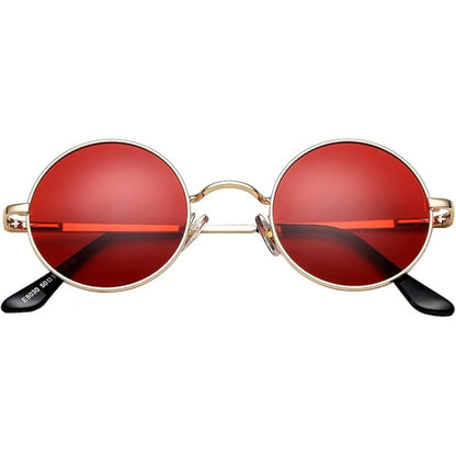 Round Sunglasses Polarized Full UV Protection Lightweight Frame
