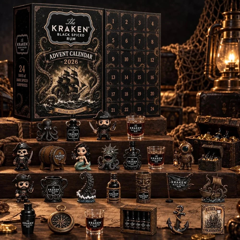 Rum Advent Calendar 24 Mini Bottles Christmas Countdown