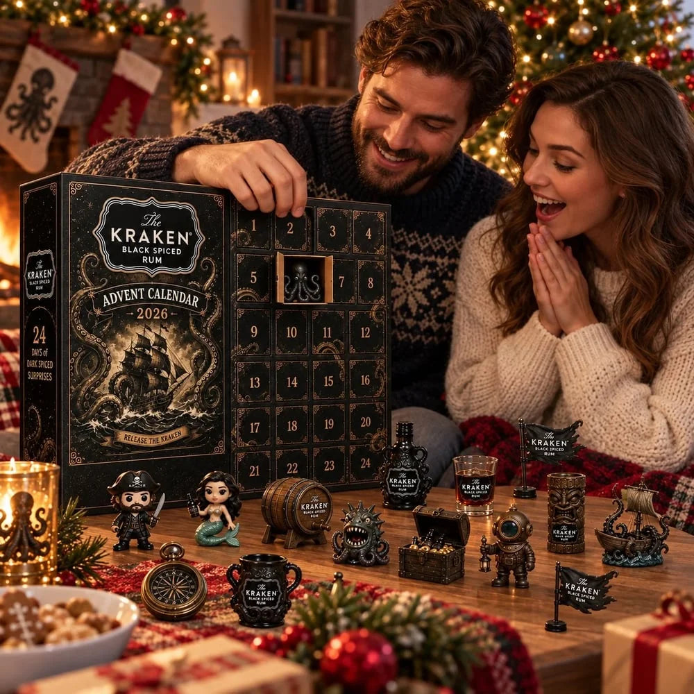 Rum Advent Calendar 24 Mini Bottles Christmas Countdown