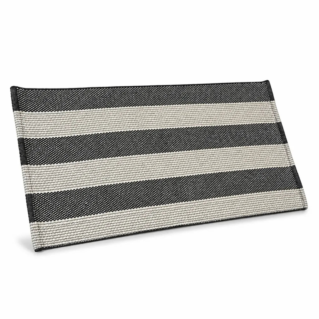 Runner Rug Striped Cotton Blend Anti-Slip