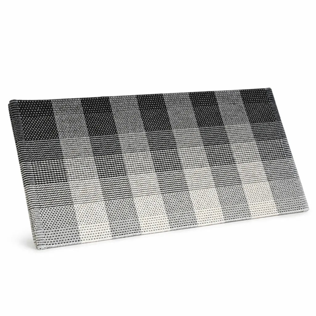 Runner Rug Striped Cotton Blend Anti-Slip