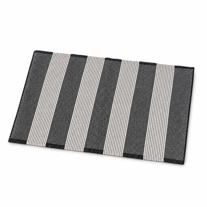 Runner Rug Striped Cotton Blend Anti-Slip