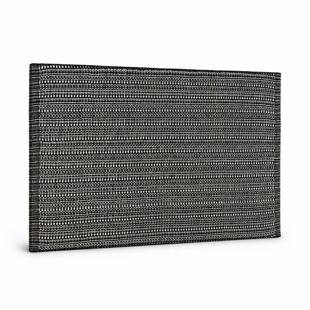 Runner Rug Striped Cotton Blend Anti-Slip