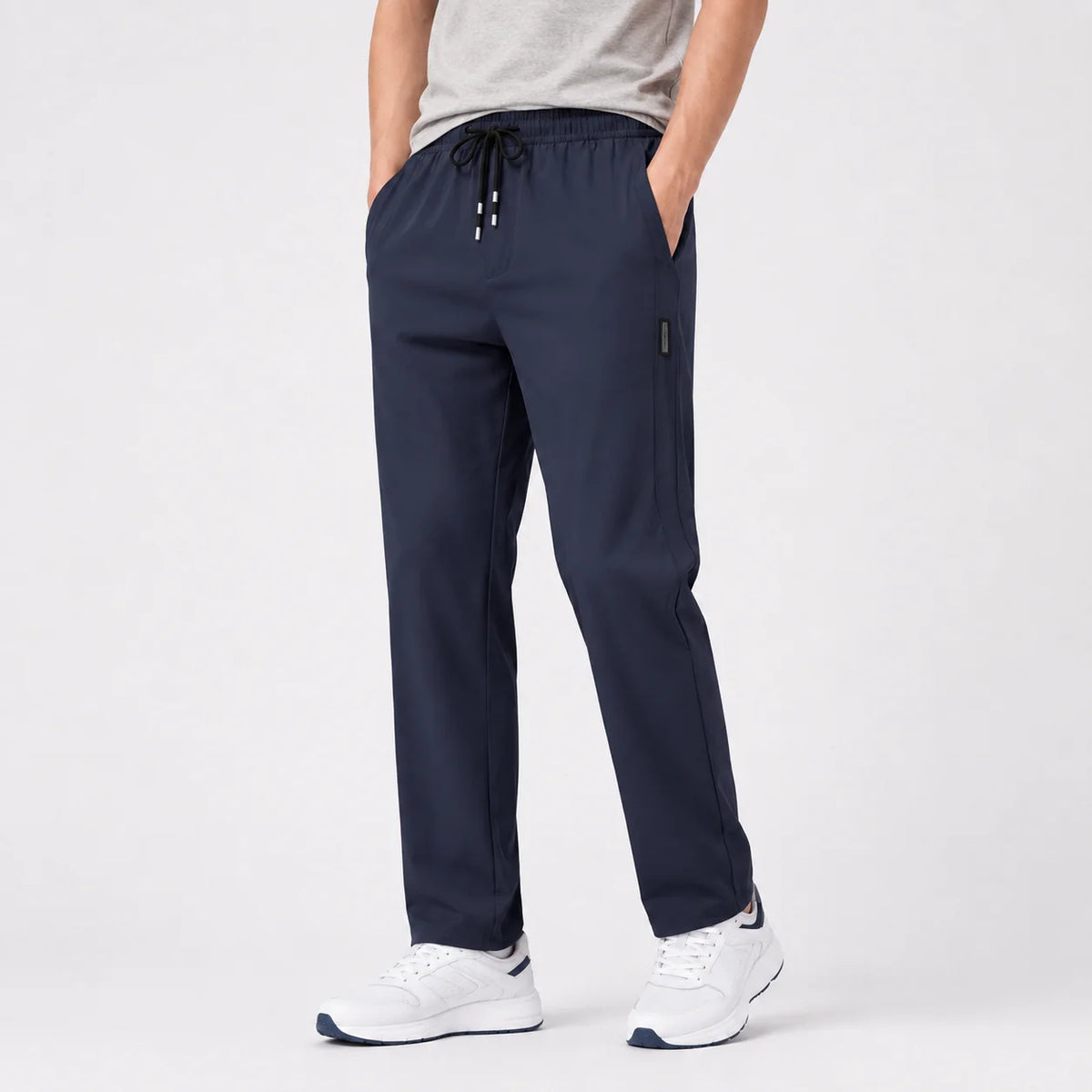 Running Pants Breathable Quick-Drying Drawstring Waist