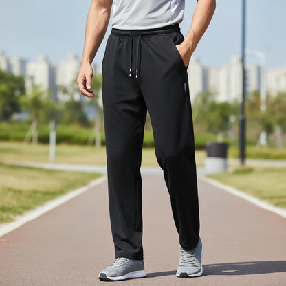 Running Pants Breathable Quick-Drying Drawstring Waist