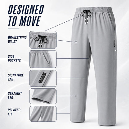 Running Pants Breathable Quick-Drying Drawstring Waist
