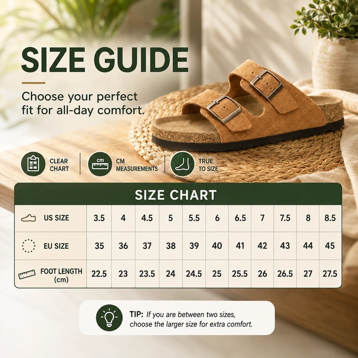 Sandal Two Strap Adjustable Dual Buckle Molded EVA
