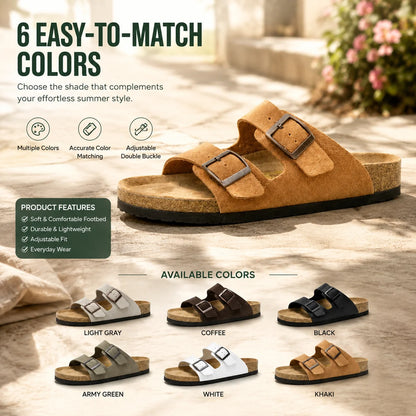 Sandal Two Strap Adjustable Dual Buckle Molded EVA