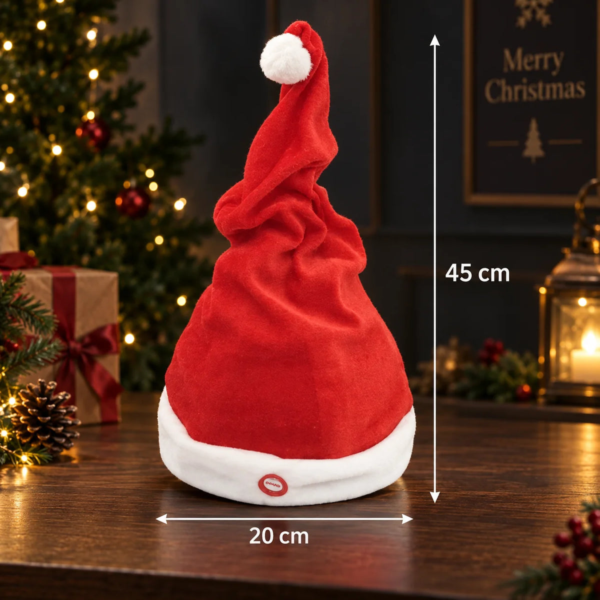 Santa Hat Animated Singing & Dancing