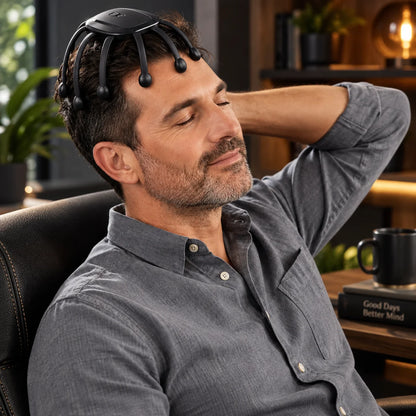 Scalp Massager 14-Node Cordless Bluetooth Speaker
