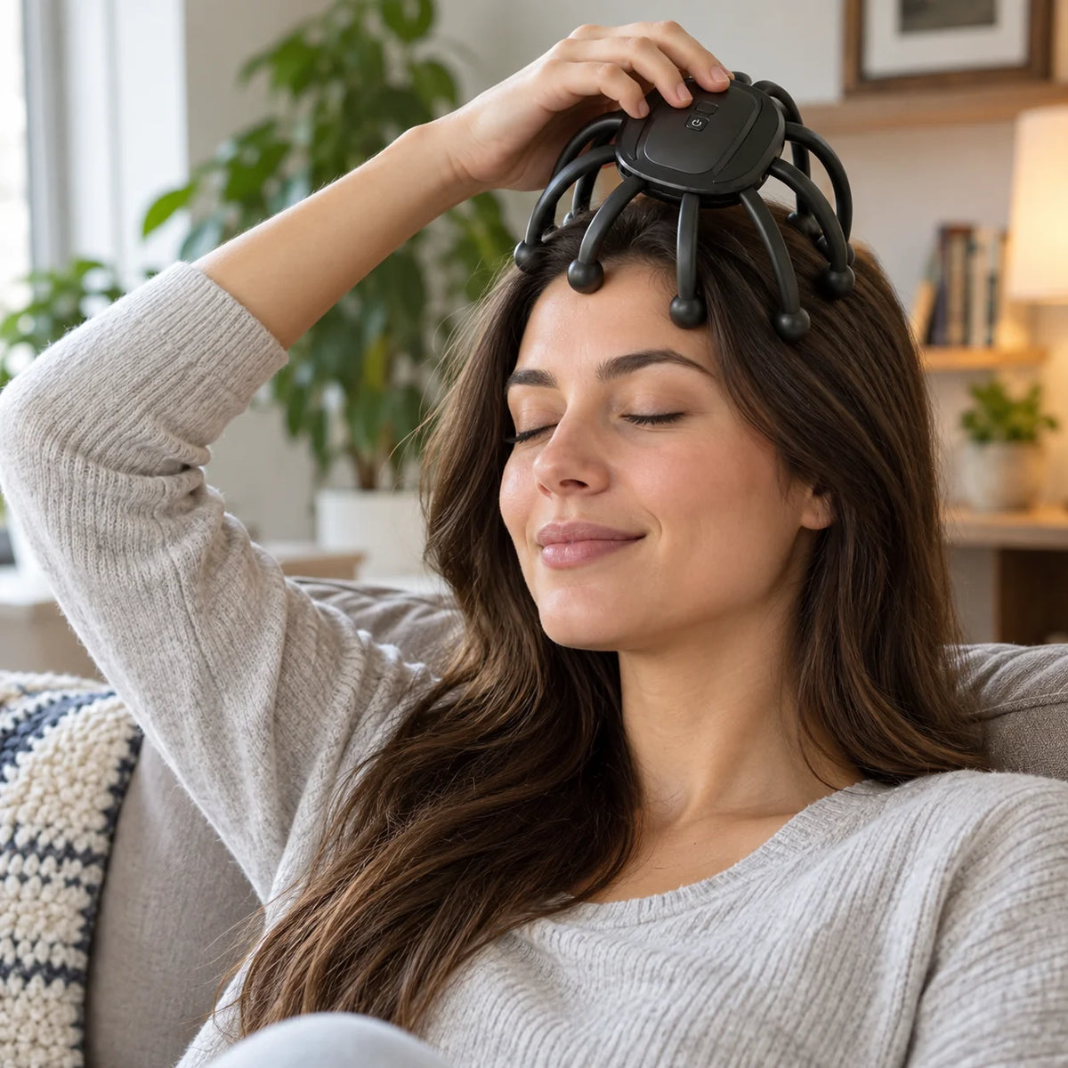 Scalp Massager 14-Node Cordless Bluetooth Speaker