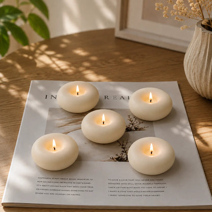 Scented Candle Donut Shape Smokeless Soy Wax