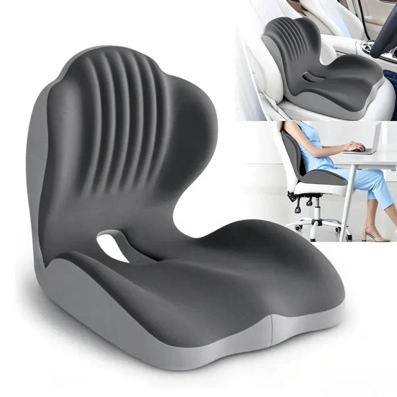 Seat Cushion Contoured Memory Foam Removable Washable Cover