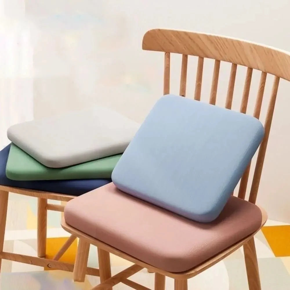 Seat Cushion Ergonomic Foam Non-Slip Base Removable Cover